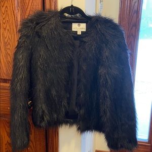 Gently worn once Altuzarra for target black fur XS